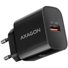 AXAGON ACU-QC18 wall charger 1x QC3.0/AFC/FCP/SMART, 18W, black AXAGON ACU-QC18 wall charger 1x QC3.0/AFC/FCP/SMART, 18W, black