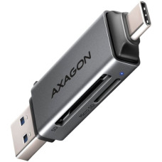 Axagon CRE-DAC External, Type-C+Type-A 2-slot SD/microSD Axagon CRE-DAC External, Type-C+Type-A 2-slot SD/microSD
