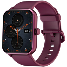 Blackview R50, 1.85-inch TFT HD, 350mAh Battery, 24-hour SpO2 Detection + Heart Rate Monitoring, Calls and SMS notification, Claret