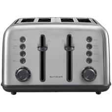 BUYDEEM 4 Slice Toaster, model DT640E, color Stainless Stell, EU