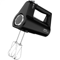 Hand mixer, 400W for mixing and kneading, 5 speed control adds up mixing versatility, turbo function for perfect mixing results, 2 Beaters.