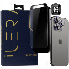iLera Sapphire Ultra + Glass for iPhone 15 Pro