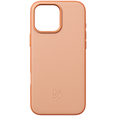 iPhone 16 Pro Leather Case Sunset Apricot