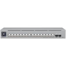 Ubiquiti 16-port, Layer 3 Etherlighting switch 2.5 GbE and versatile mounting options, 4x 2.5 GbE RJ45 ports, 12x GbE RJ45 ports, 2x 10G SFP+ ports
