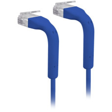 Ubiquiti U-Cable-Patch-1M-RJ45-BL Ultra-thin patch cable with bendable boots designed for installation flexibility, 3 mm outer diameter, 1m, Blue