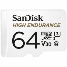 SANDISK MAX ENDURANCE microSDXC 64GB + SD Adapter 30,000 Hours