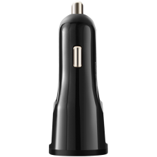 CANYON car charger C-031 2.4A/USB-A built-in MicroUSB Black