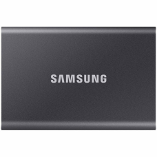 Samsung SSD T7 External 1TB, USB 3.2, 1050/1000 MB/s, included USB Type C-to-C and Type C-to-A cables, 3 yrs, iron gray