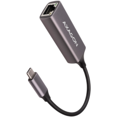 AXAGON ADE-TRC Type-C USB3.2 Gen 1 - Gigabit Ethernet 10/100/1000 Adapter, metal, titan grey