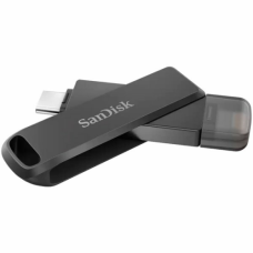 SanDisk iXpand Flash Drive Luxe 64GB - USB-C + Lightning - for iPhone, iPad, Mac, USB Type-C devices including Android, EAN: 619659181932