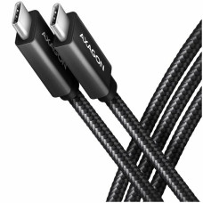 Axagon Data and charging USB 3.2 Gen 1 cable length 2 m. PD 60W, 3A. Black braided. Axagon Data and charging USB 3.2 Gen 1 cable length 2 m. PD 60W, 3A. Black braided.