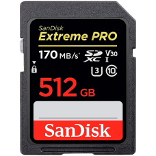 SANDISK Extreme 512GB SDXC Memory Card + 1 year RescuePRO Deluxe up to 180MB/s & 130MB/s Read/Write speeds, UHS-I, Class 10, U3, V30 SANDISK Extreme 512GB SDXC Memory Card + 1 year RescuePRO Deluxe up to 180MB/s & 130MB/s Read/Write speeds, UHS-I, Class 10, U3, V30