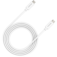 CANYON UC-42, cable, U4-CC-5A2M-E, USB4 TYPE-C to TYPE-C cable assembly 20G 2m 5A 240W(ERP) with E-MARK, CE, ROHS, white