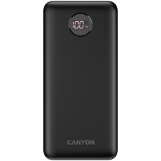 CANYON power bank PB-2002 LED 20000 mAh PD 20W QC 3.0 Black