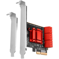Six-channel SATA III PCI-Express controller with six internal SATA ports. Standard & Low profile. Six-channel SATA III PCI-Express controller with six internal SATA ports. Standard & Low profile.