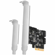 Axagon Four-channel SATA III PCI-Express controller with four internal SATA ports. Standard & Low profile. Axagon Four-channel SATA III PCI-Express controller with four internal SATA ports. Standard & Low profile.