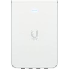 UniFi6 In-Wall. Wall-mounted WiFi 6 access point with a built-in PoE switch. UniFi6 In-Wall. Wall-mounted WiFi 6 access point with a built-in PoE switch.