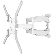 ONKRON Monitor desk mount for 37” – 70 Inch LCD LED OLED Screens, White