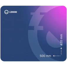 Lorgar Main 135, Gaming mouse pad, High-speed surface, Purple anti-slip rubber base, size: 500mm x 420mm x 3mm, weight 0.41kg Lorgar Main 135, Gaming mouse pad, High-speed surface, Purple anti-slip rubber base, size: 500mm x 420mm x 3mm, weight 0.41kg