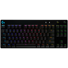 LOGITECH G PRO X TKL LIGHTSPEED Mechanical Gaming Keyboard - BLACK - US INT'L - TACTILE