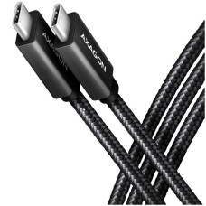 Axagon Data and charging USB 480Mbps cable length 1 m. PD 240W, 5A. Black braided. Axagon Data and charging USB 480Mbps cable length 1 m. PD 240W, 5A. Black braided.