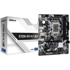 ASROCK MB LGA1700 B760 2 x DDR5 DIMM 2 x Hyper M.2 1 x Ultra M.2  4 x SATA3 1 x D-Sub Port 1 x DisplayPort 1.4 Micro ATX