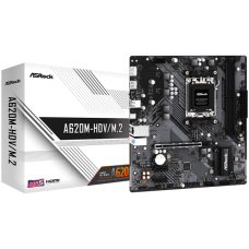 ASROCK MB Desktop A620M-HDV/M2, AM5, 2x DDR5, 1x PCIe 4.0 x16, 2x PCIe 3.0 x1, 1x Hyper M.2(PCIe Gen4x4), 2x SATA3 6.0 Gb/s, 1x HDMI, 1x DisplayPort, 1x Gbit LAN, 5x USB 3.2, 6x USB 2.0, 1x USB-C, Micro ATX