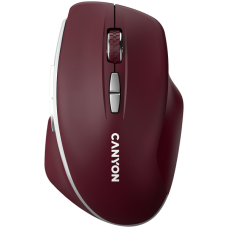 CANYON mouse MW-21 BlueLED 7buttons Wireless Burgundy Red