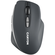 CANYON MW-21, 2.4 GHz Wireless mouse,with 7 buttons, DPI 800/1200/1600, Battery:AAA*2pcs,Dark gray72*117*41mm 0.075kg