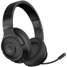 LORGAR Noah 500, Wireless Gaming headset with microphone, JL7006, BT 5.3, battery life up to 58 h (1000mAh), USB (C) charging cable (0.8m), 3.5 mm AUX cable (1.5m), size: 195*185*80mm, 0.24kg, black