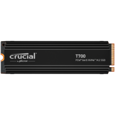 Crucial T700 1TB PCIe Gen5 NVMe M.2 SSD with heatsink
