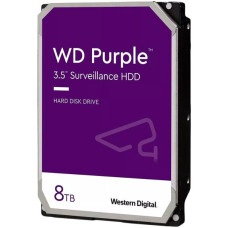 HDD Video Surveillance WD Purple 8TB CMR, 3.5'', 256MB, 5640 RPM, SATA, TBW: 180 HDD Video Surveillance WD Purple 8TB CMR, 3.5'', 256MB, 5640 RPM, SATA, TBW: 180