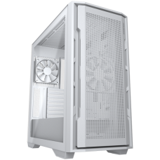 COUGAR | Uniface White| PC Case | Mid Tower / Mesh Front Panel / 2 x ARGB Fans / TG Left Panel