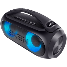 Speaker SVEN PS-380, black (40W, Waterproof (IPx5), TWS, Bluetooth, FM, USB, 3000mA*h)