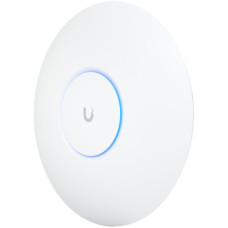 UBIQUITI U6 Pro; WiFi 6; 6 spatial streams; 140 m² (1,500 ft²) coverage; 350+ connected devices; Powered using PoE; GbE uplink.