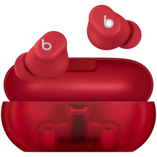 Beats Solo Buds - True Wireless Earbuds - Transparent Red,Model A3151 A3150 A3152