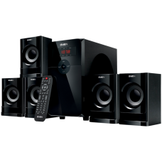 Speakers SVEN HT-201, black (80W, Bluetooth, FM, USB/SD, Display, RC unit)