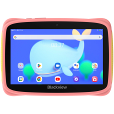 Blackview Tab 3 Kids, Pink, 7-inch HD 1024*600, 7731E Quad-core 1.3GHz, Front 0.3MP; Rear 2MP Camera, 2GB/32GB, 3280mAh battery, Doke 3.0 Go (Android 13), WiFi version, 802.11 b/g/n(2.4GHz), Bluetooth