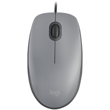 LOGITECH M110 Silent - MID GRAY - USB - N/A - EMEA-808 - AKOYA HANGTAB BOX M110S