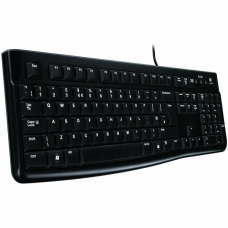 LOGITECH K120 Corded Keyboard - BLACK - USB - PAN - B2B