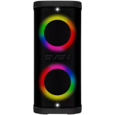 Portable speaker SVEN PS-950, black, power output 2x80W (RMS), TWS, Bluetooth, IPx4, FM, USB, microSD, LED-display, lithium battery Portable speaker SVEN PS-950, black, power output 2x80W (RMS), TWS, Bluetooth, IPx4, FM, USB, microSD, LED-display, lithium battery