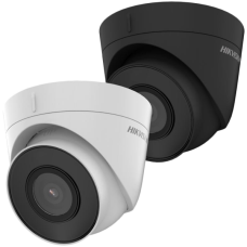 Hikvision 4MP IP Turret camera, H265+ 1/3" progressive CMOS, 2688 × 1520 Effective Pixels, 20fps@1440P, Focal Length 2.8mm FOV 99°, 0.01Lux@(F2.0,AGC ON), B/W 0 Lux with IR