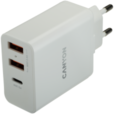 CANYON charger H-08 PD 30W USB-C 2USB-A White