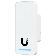 UniFi Access 2nd generation compact indoor/outdoor reader for organizations, with integrated welcome speaker and LED flash