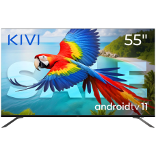 55", UHD, Android TV 11, Black, 60 Hz, AV1, Sound 2x12W, 82 kWh/1000h, Energy G, WiFi5G, BT5.1, 3xHDMI, 2xUSB, 24 months