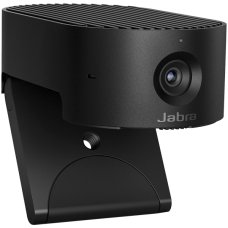JABRA PanaCast 20, Premium AI-powered 4K Ultra HD video quality, AI-driven Intelligent Zoom, Intelligent Lighting Optimization, P-n-P, Powerful on-board AI processor, Integrated privacy cover, Clips to any monitor, with protective case, Plug&Play