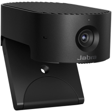 JABRA PanaCast 20, Premium AI-powered 4K Ultra HD video quality, AI-driven Intelligent Zoom, Intelligent Lighting Optimization, P-n-P, Powerful on-board AI processor, Integrated privacy cover, Clips to any monitor, with protective case, Plug&Play