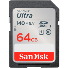 SanDisk Ultra 64GB SDXC Memory Card 140MB/s, EAN: 619659200176