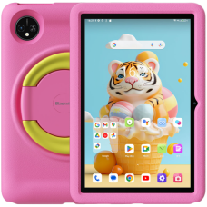 Blackview Tab 80 Kids 4GB/64GB, 10.1-inch HD+ 800x1280 IPS, Quad-core, 8MP Front/13MP Back Camera, Battery 7680mAh, Type-C, WiFi +BT, Android 14, SD card slot, Pink