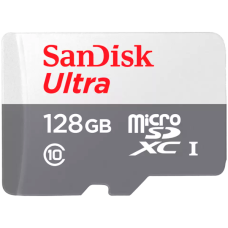 SanDisk Ultra microSDXC 128GB 100MB/s Class 10 UHS-I (4x6 pack size), EAN: 0619659196509